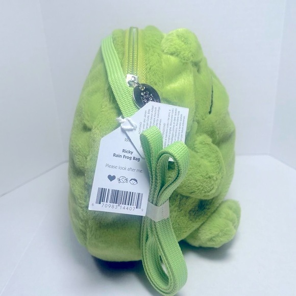 BNWT JELLYCAT RICKY THE RAIN FROG CROSSBODY BAG - Picture 3 of 11